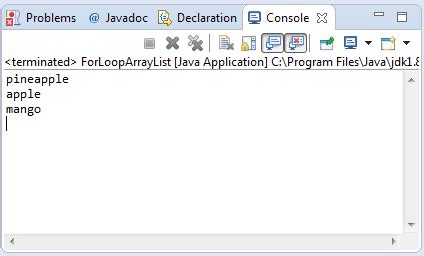 for loop list java|Java For Loop .